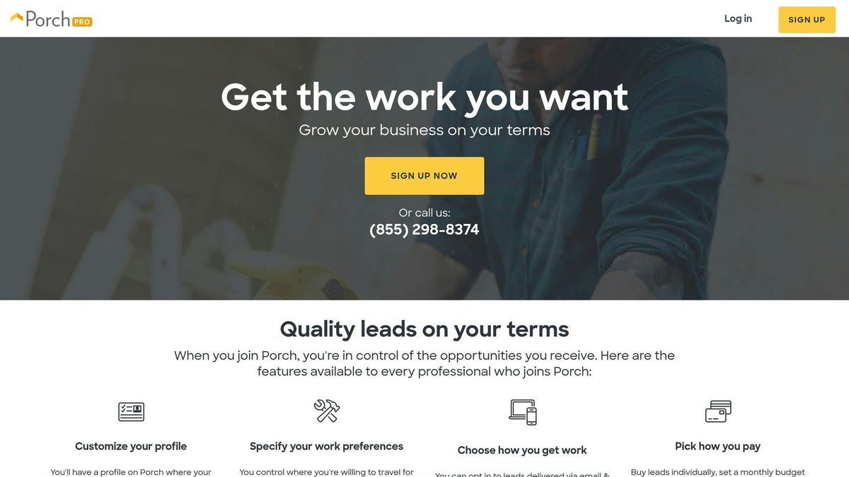 Porch Premium Leads